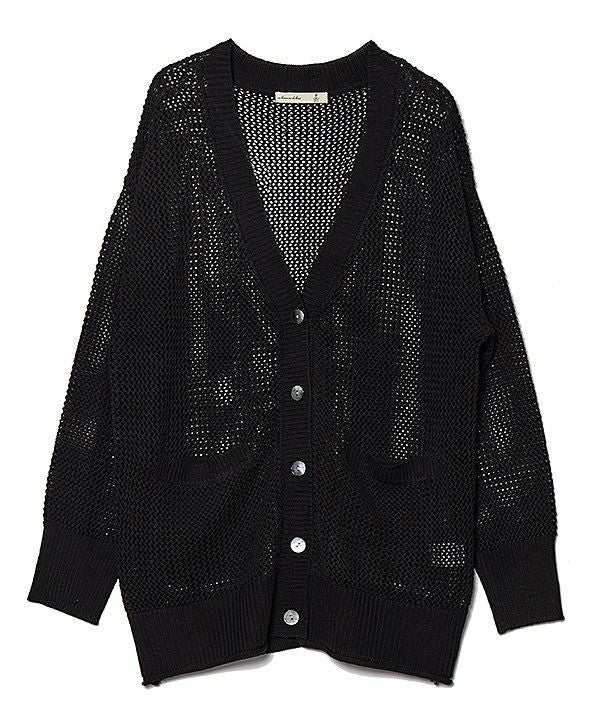 メッシュでVカーディガン | AS KNOW AS オンラインショップ