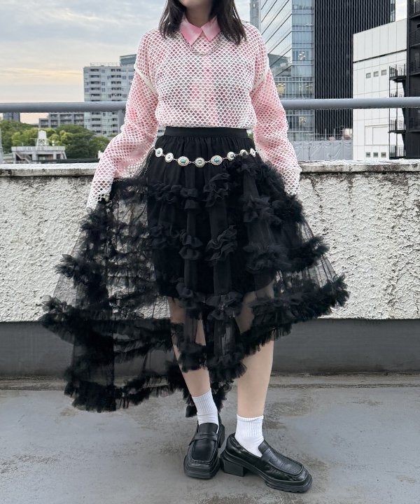 パイピングメッシュロンT | AS KNOW AS オンラインショップ パイピングメッシュロンT | AS KNOW AS オンラインショップ