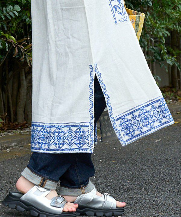 ペタペタ刺繍たっぷりOP | AS KNOW AS オンラインショップ