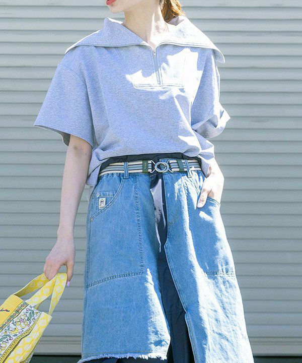 ハーフzip半袖PO | AS KNOW AS オンラインショップ