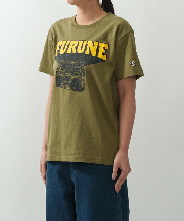 Tシャツ　半袖　重ね着風　ツートン　茶　ブラウン　イエロー　春夏　L 11号　黄 セール】チェック柄オーバーサイズ半袖シャツ/トップス（シャツ