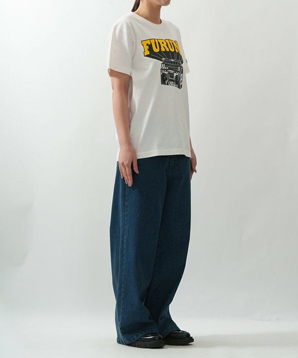 RNA ミュージック ハンバーガー 半袖Tシャツ ラジカセ レコードT M 古音ラジカセ半袖T | AS KNOW AS オンラインショップ