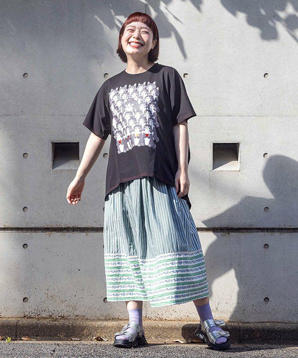 新品未使用　AS KNOW AS olaca 柄もプリーツもMIXSK 柄もプリーツもMIXSK | AS KNOW AS オンラインショップ