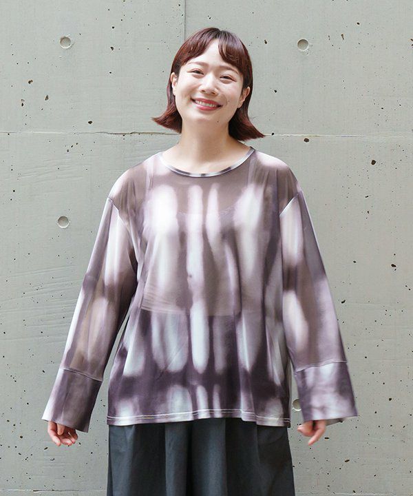 モコアズ  レイヤードトップス  スモーキーグリーン モヤモヤシアーPO | AS KNOW AS オンラインショップ