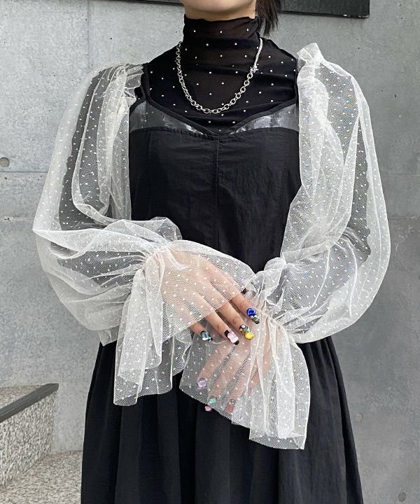 まるでのチュール袖 | AS KNOW AS オンラインショップ