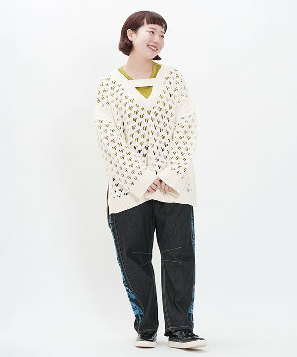 すかしてモールニットPO | AS KNOW AS オンラインショップ