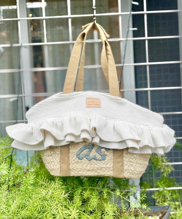 犬　アズノウアズデワン　かごキャリーバッグ フリルコーデュinBAG | AS KNOW AS オンラインショップ