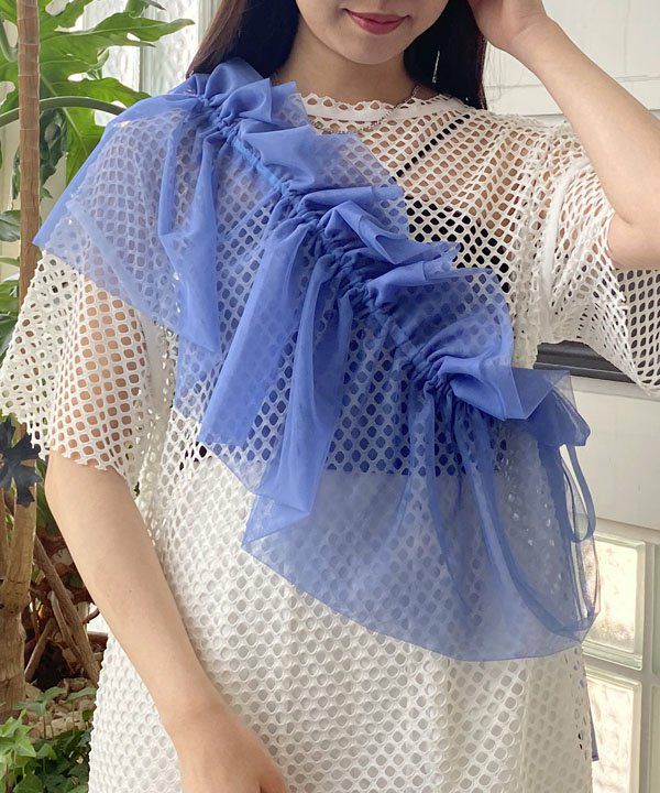 ボリュームチュール付け襟 | AS KNOW AS オンラインショップ