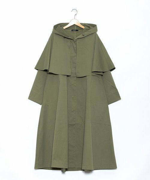 2/28限定価格【ワンシーズンのみ着用】ohga オーガ　ケープコートCLOAK フーディケープコート | AS KNOW AS オンラインショップ
