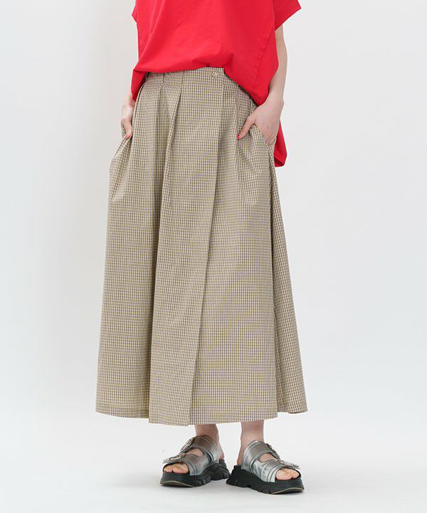 自由に巻き風チェックSK | AS KNOW AS オンラインショップ