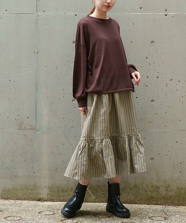 ストラニットsetワンピ | AS KNOW AS オンラインショップ