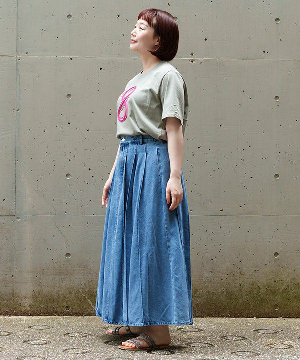 パタパタデニムスカート | AS KNOW AS オンラインショップ