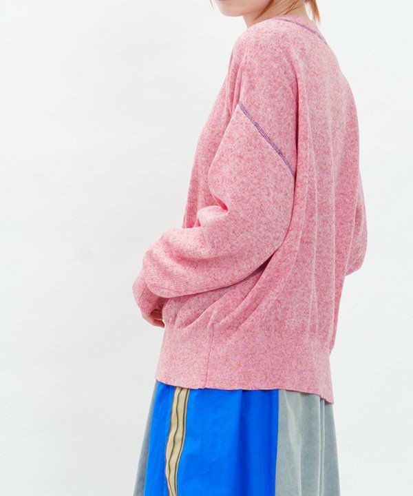 麻混ニットのトレーナー | AS KNOW AS オンラインショップ