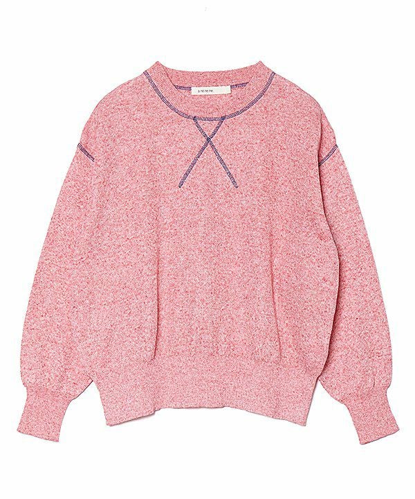 麻混ニットのトレーナー | AS KNOW AS オンラインショップ