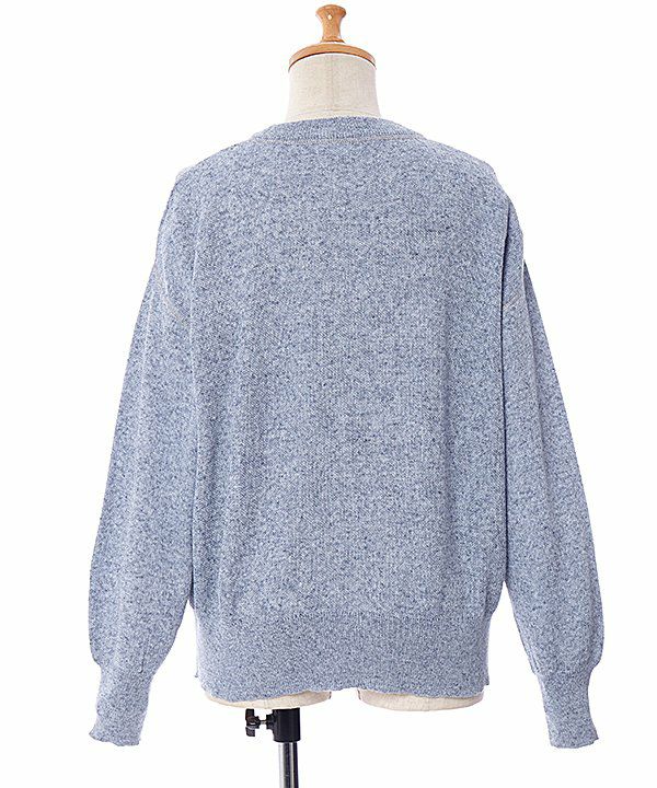 麻混ニットのトレーナー | AS KNOW AS オンラインショップ