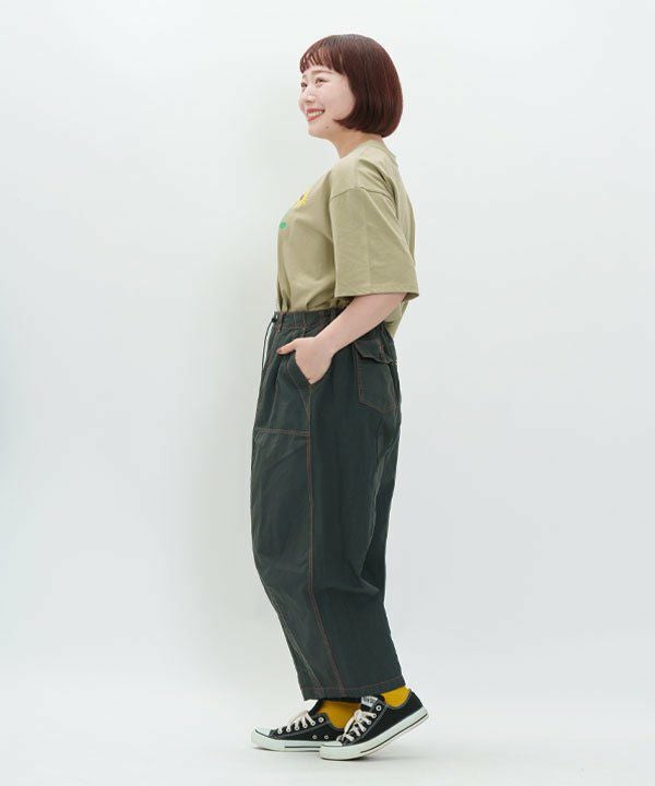 最小サイズ40s/US NAVY/サルベージパンツ/後染め /グリーン 二素材を後染めしたPT | AS KNOW AS オンラインショップ