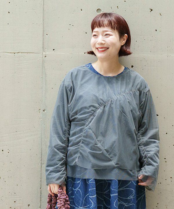 AS KNOW AS olaca - チュールトップス　大きいサイズ チュールでギューPO | AS KNOW AS オンラインショップ