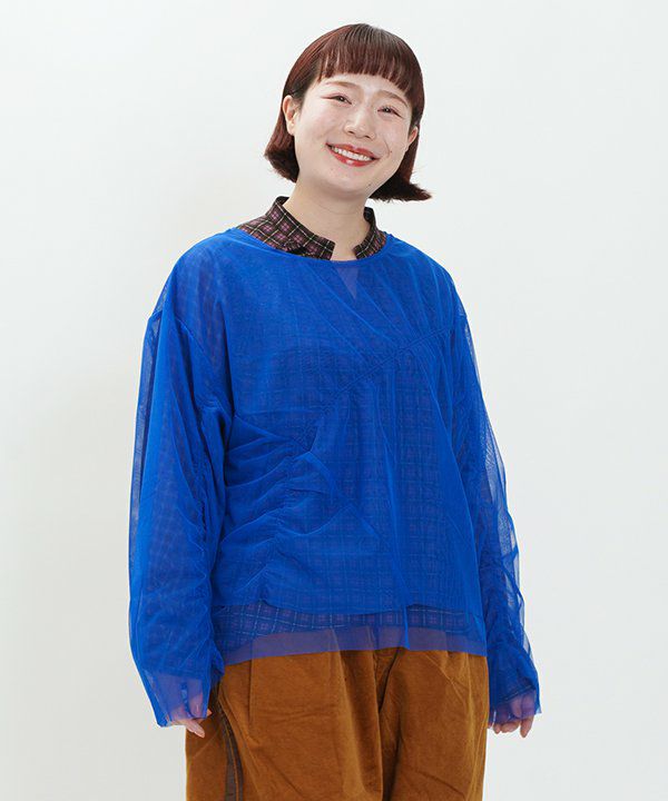 AS KNOW AS olaca - チュールトップス　大きいサイズ チュールでギューPO | AS KNOW AS オンラインショップ