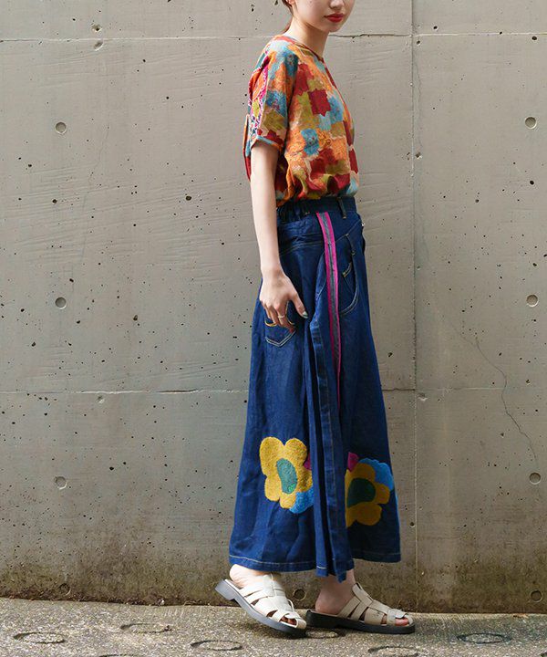 服/ファッション スカート mi via loca スカート フェイクレザーフロントZIPスカート : ZOZOTOWN