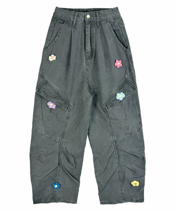 お花咲くタックカーゴPT | AS KNOW AS オンラインショップ