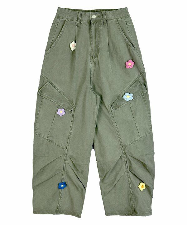 お花咲くタックカーゴPT | AS KNOW AS オンラインショップ