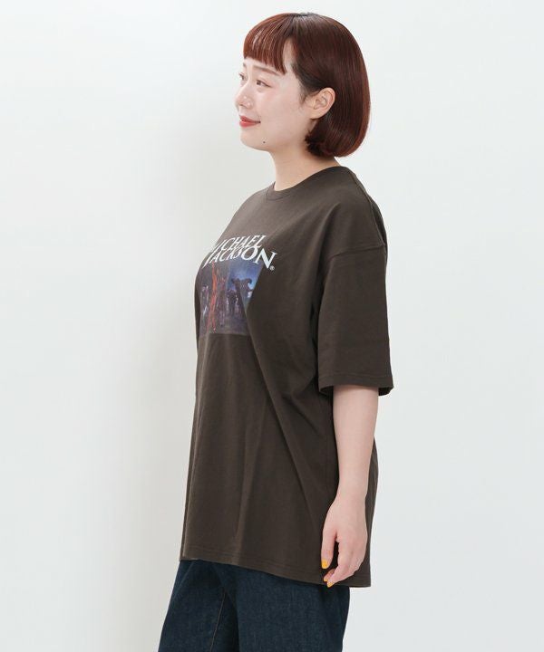 新品 タグ付き ミカーレミカーレ ネックレス付き ベロア Tシャツ ブラック 秋 MJスリラーT | AS KNOW AS オンラインショップ