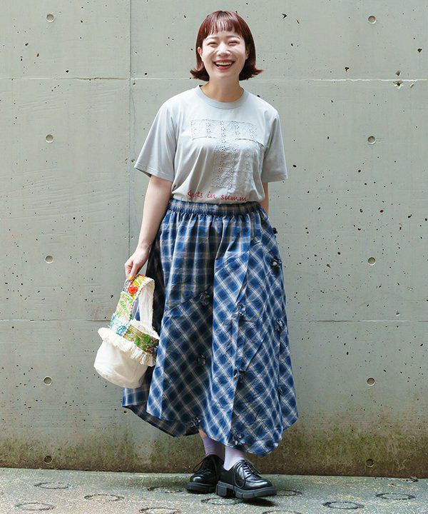 チェック咲く花SK的PT | AS KNOW AS オンラインショップ