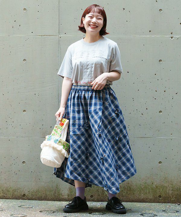 チェック咲く花SK的PT | AS KNOW AS オンラインショップ