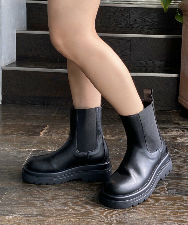 シンプルサイドゴアブーツ | AS KNOW AS オンラインショップ