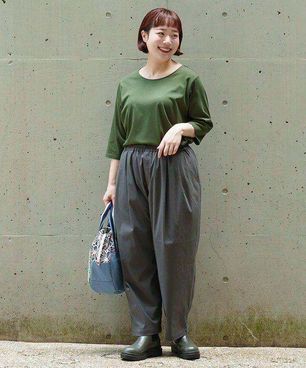 お値下げ中　ちゃぴさん　VER バギーパンツ　グレー　新品 さらひやタックPT | AS KNOW AS オンラインショップ