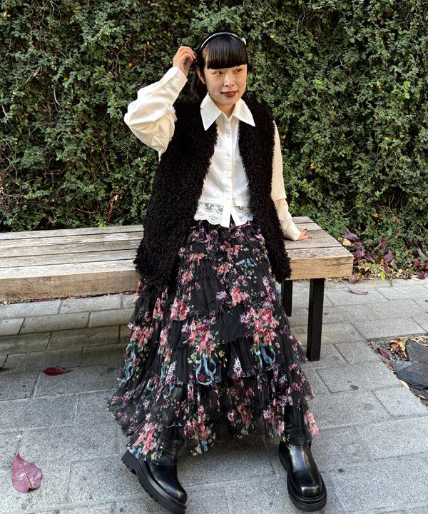 プードルファーLベスト | AS KNOW AS オンラインショップ