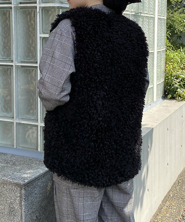 プードルファーLベスト | AS KNOW AS オンラインショップ