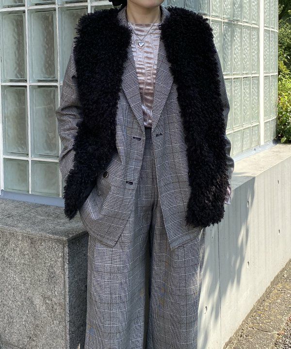 プードルファーLベスト | AS KNOW AS オンラインショップ