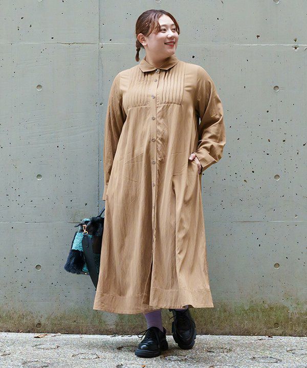 丁寧タックのSHワンピ | AS KNOW AS オンラインショップ