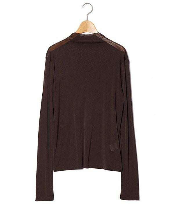長袖トップス ダークブラウン F シルクタフタ / コーチジャケット, Burnt Umber – MARKAWARE