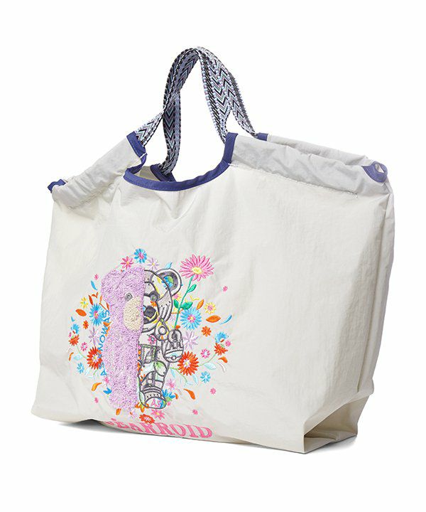 花ベアロイド刺繍バッグ | AS KNOW AS オンラインショップ