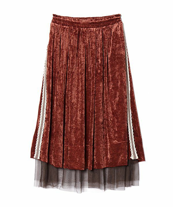 ⭐️【エスパンサルバーグ】ベロアスカート1954 主役級カットベロアSK | AS KNOW AS オンラインショップ
