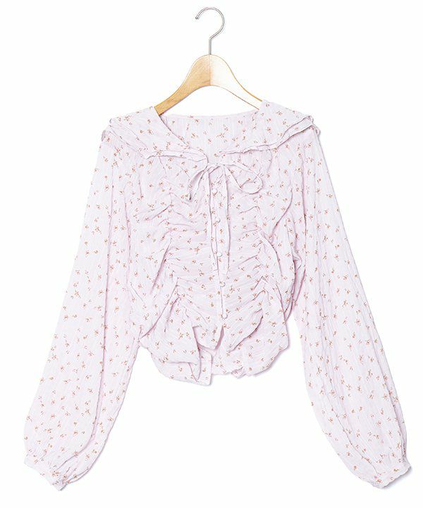 花柄フリルカラーBL | AS KNOW AS オンラインショップ