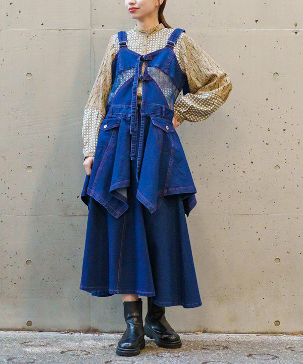 夢のようなデニムビスチェ | AS KNOW AS オンラインショップ