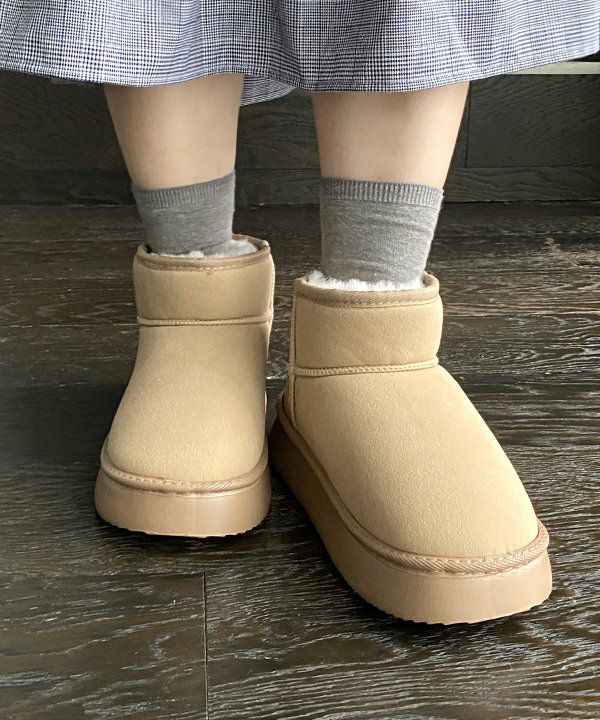 ショートムートンブーツ | AS KNOW AS オンラインショップ