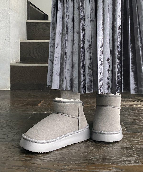 ショートムートンブーツ | AS KNOW AS オンラインショップ