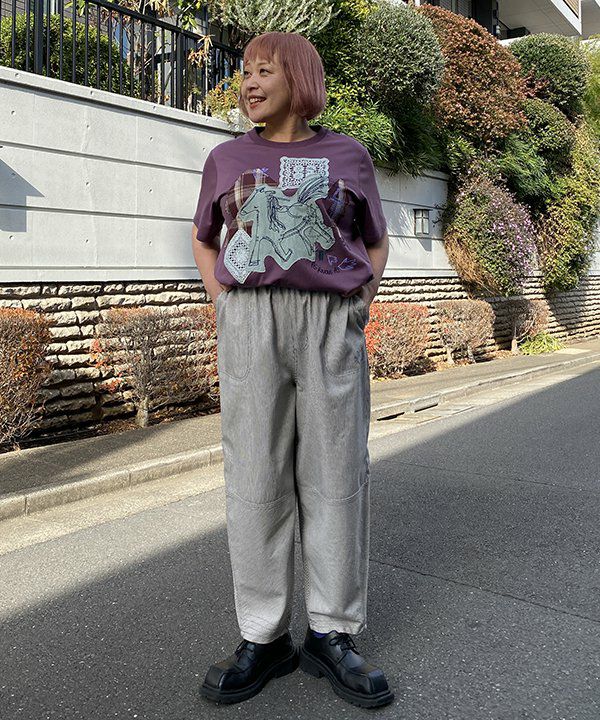アズノウアズデワン刺繍スカート Nヒッコリー刺繍SK | AS KNOW AS オンラインショップ