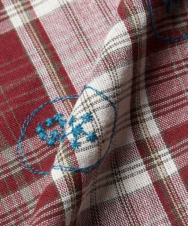 マルバナ刺繍チェックPT | AS KNOW AS オンラインショップ
