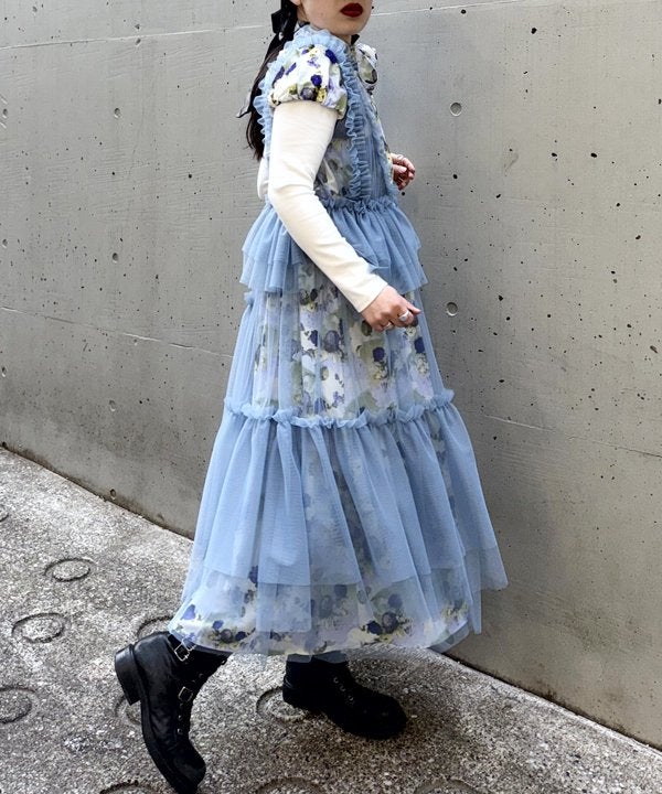 重なりまくりチュールOP | AS KNOW AS オンラインショップ