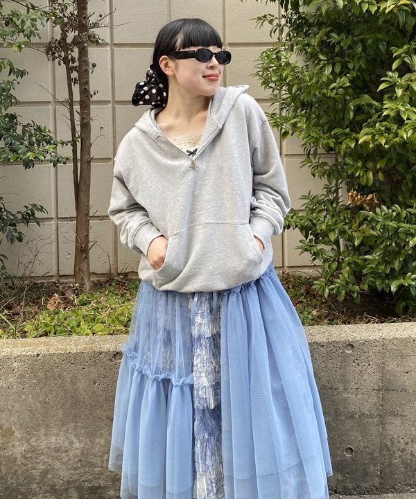 重なりまくりチュールOP | AS KNOW AS オンラインショップ