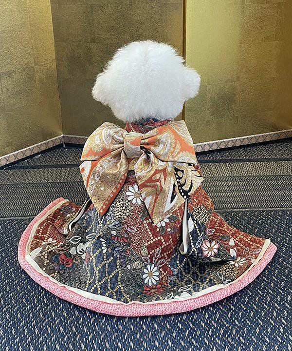 asknowasdewan 着物　M 見返り振袖長ー淡紅藤ー 見返リ振袖ー茜青褐ー | AS KNOW AS オンラインショップ