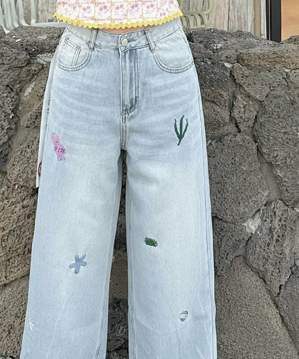 バリエ刺繍デニム | AS KNOW AS オンラインショップ