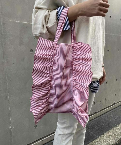 フリルストライプBAG | AS KNOW AS オンラインショップ