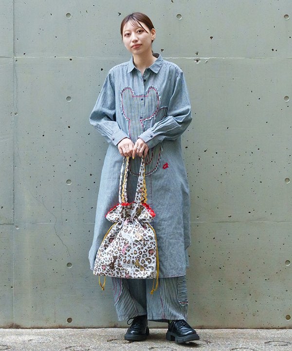 ネコとレオパな巾着トート | AS KNOW AS オンラインショップ