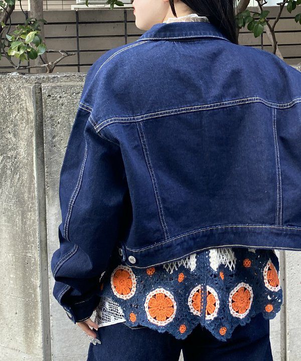 ショートデニムJK | AS KNOW AS オンラインショップ